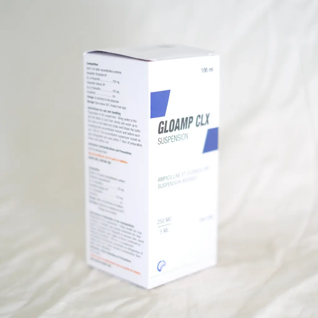 [AMPCLO_250/_SO_OR] Ampicilline 125mg + Cloxacilline 125mg - F/100mL