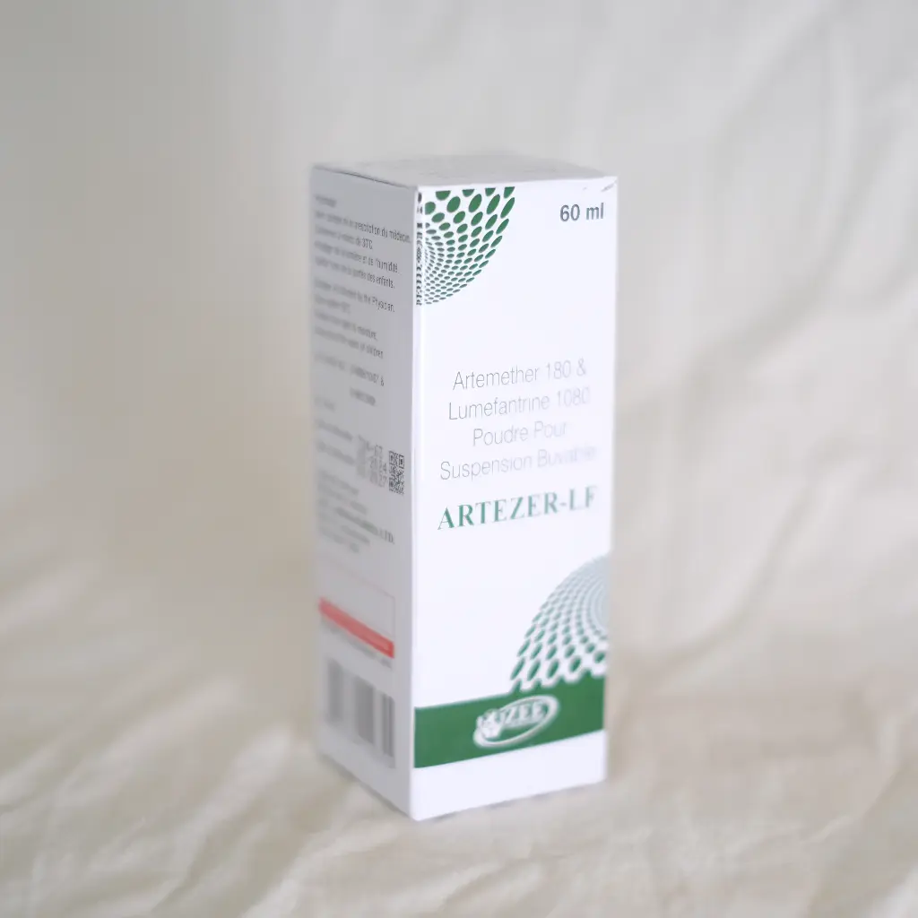 Artéméther 180mg + Luméfantrine 1080mg - F/60mL