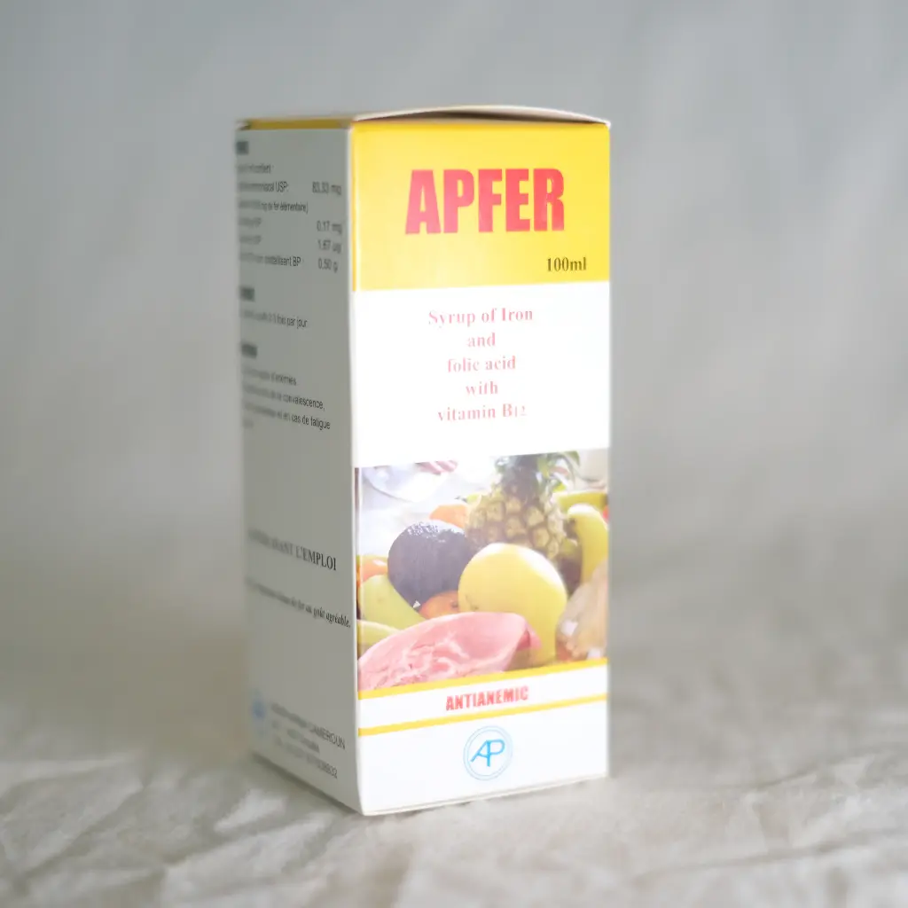 Fer + Acide folique + Vit B12 (APFER) - F/100mL