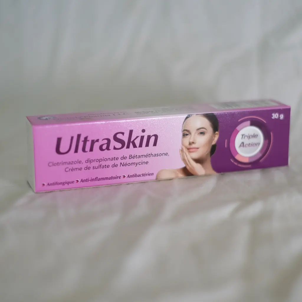 [CLOTRI/BETA/NEO //_CR_CU] Clotrimazole 1% + Bétaméthasone 0.05% + Neomycine 0.5% - T/30g